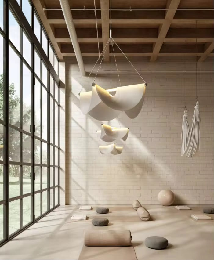 Ribbon Wave Pendant Light