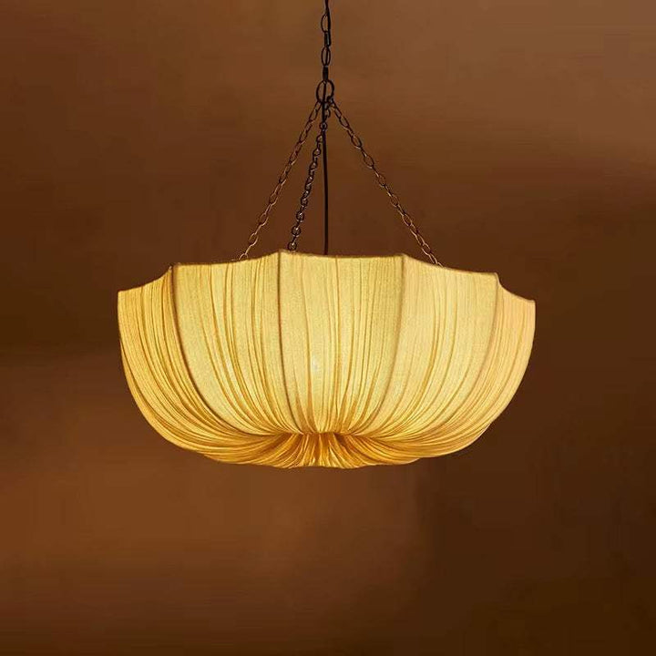 Lunara Pendant - Fabric Bowl Chandelier