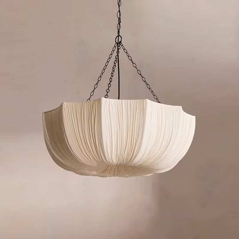 Lunara Pendant - Fabric Bowl Chandelier