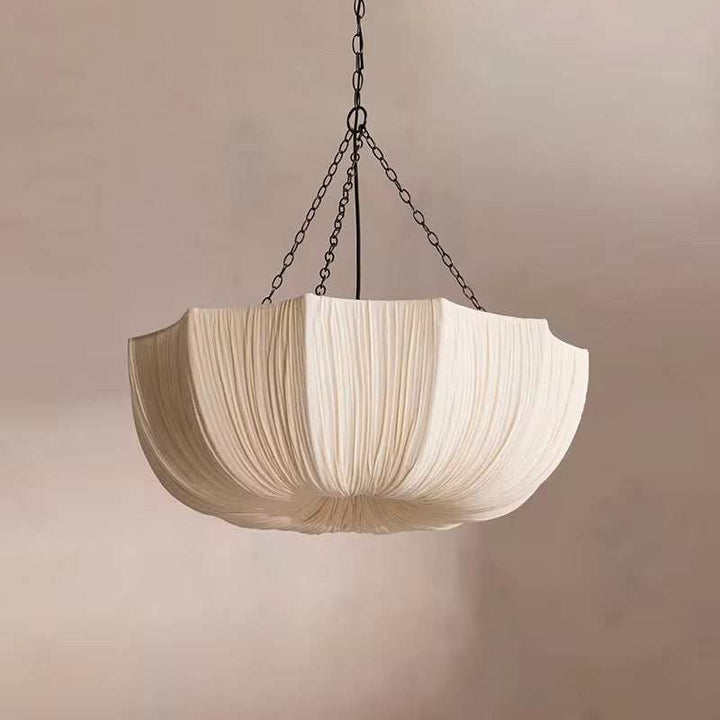 Lunara Pendant - Fabric Bowl Chandelier