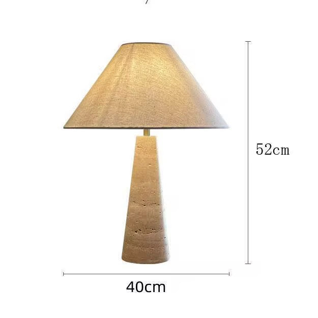 Cone Stone Table Lamp