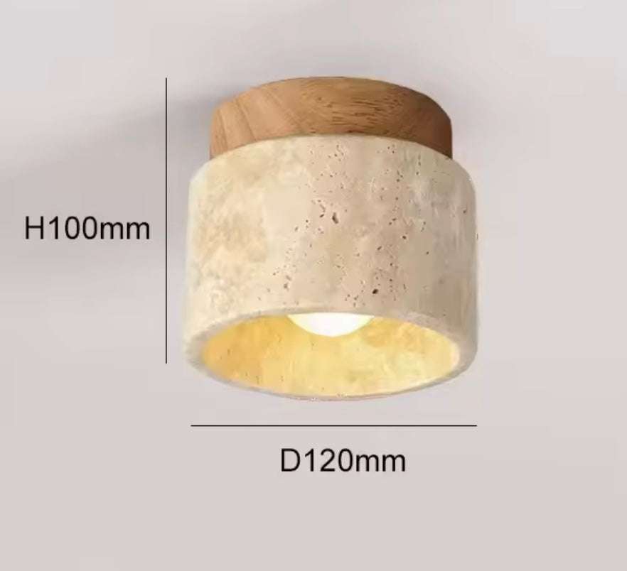 Minimalist Concrete Ceiling Spotlight