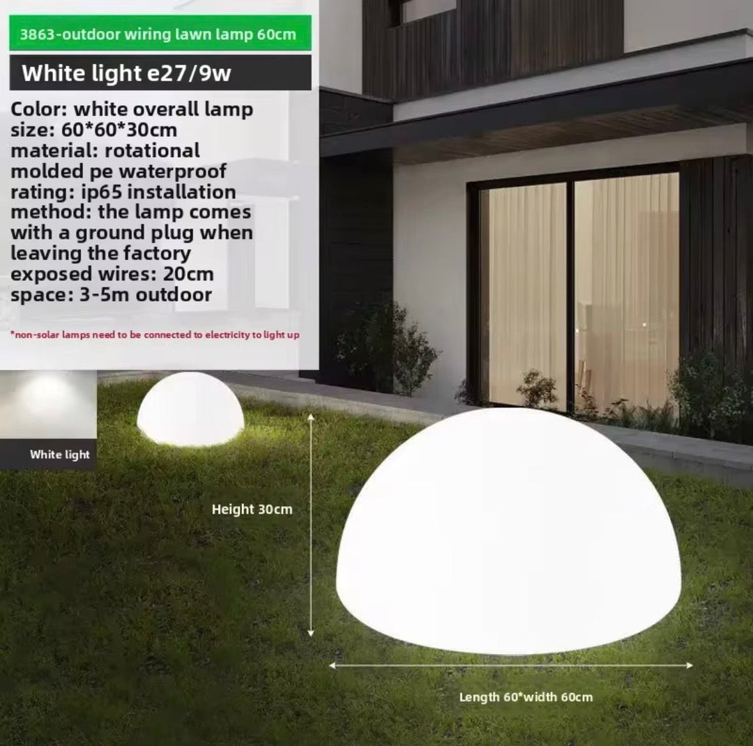 Outdoor Glow Dome Light