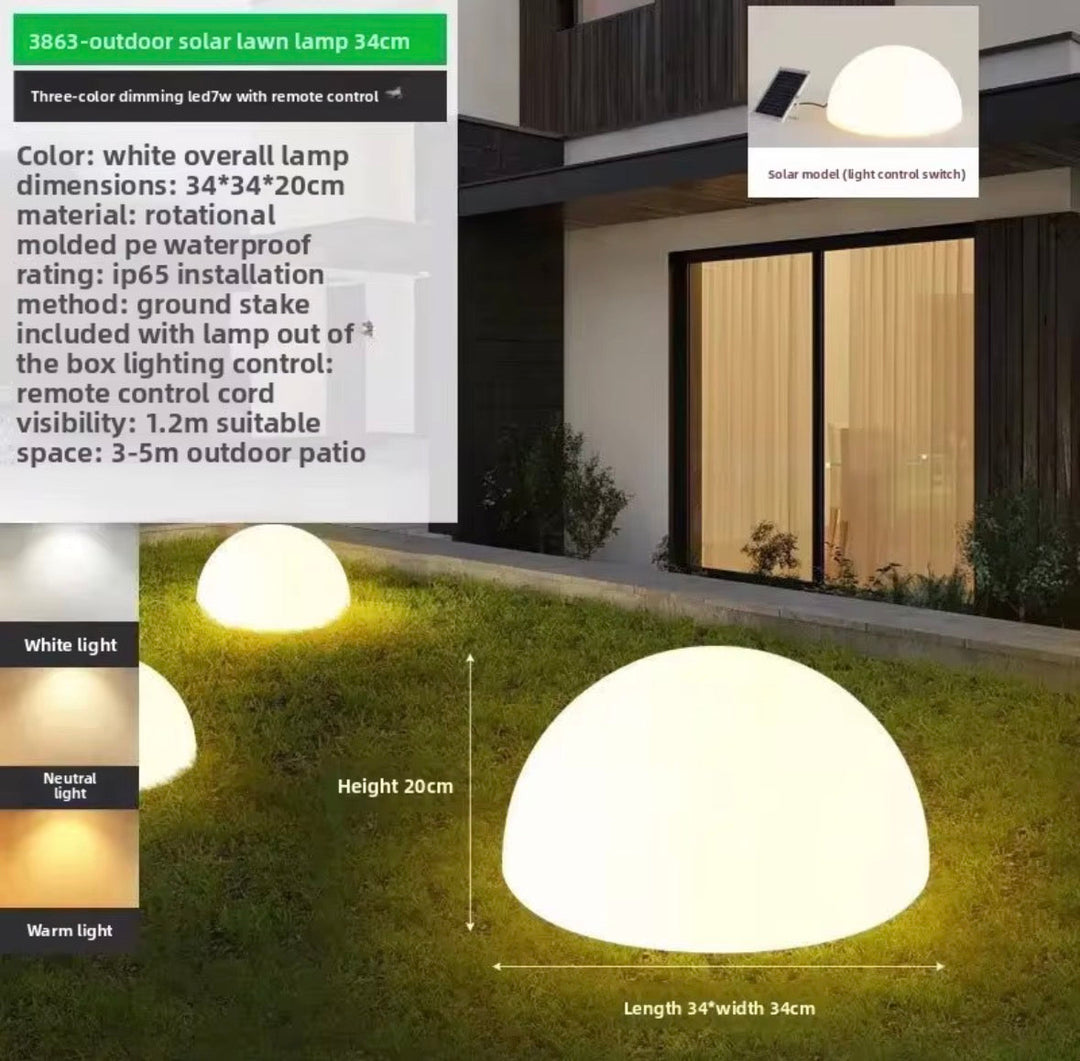 Outdoor Glow Dome Light