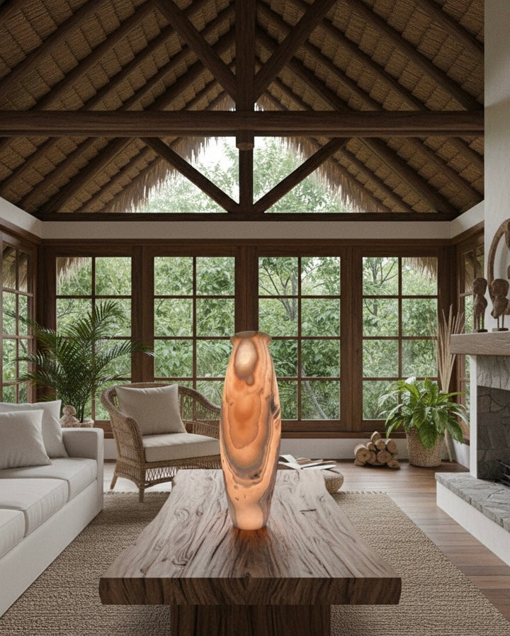 Alabaster Floor Lamp