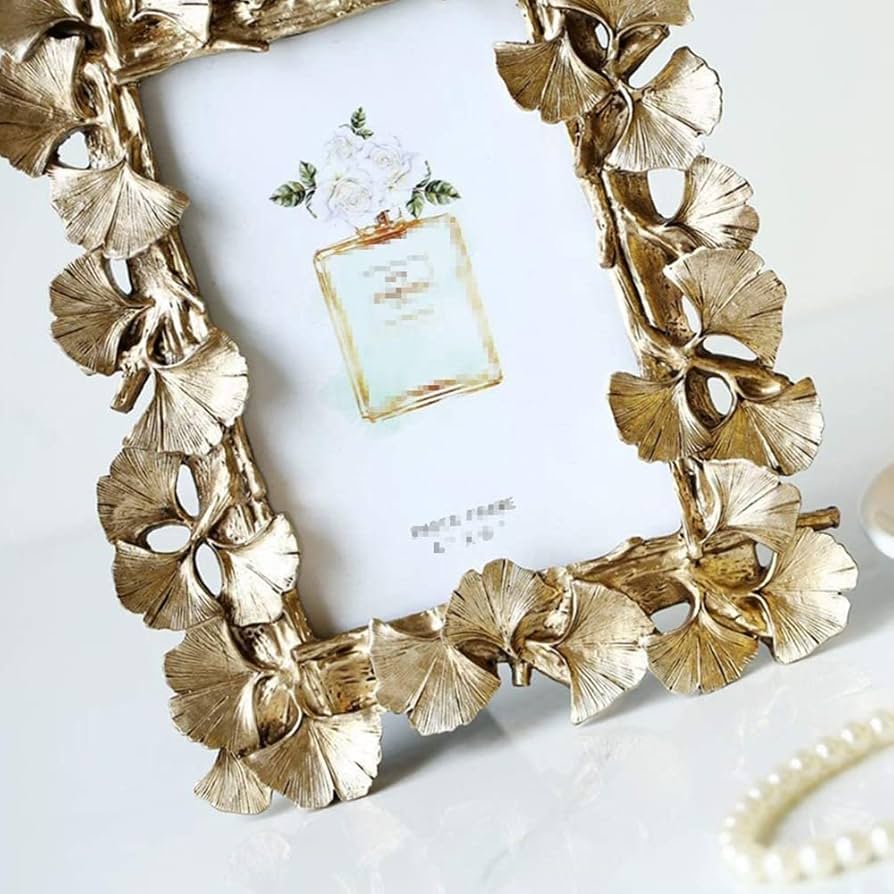 Antique Gold Ornate Photo Frame