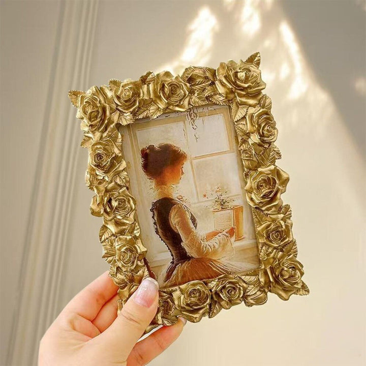 Antique Gold Ornate Photo Frame set of 3