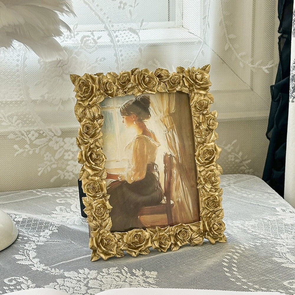Antique Gold Ornate Photo Frame set of 3
