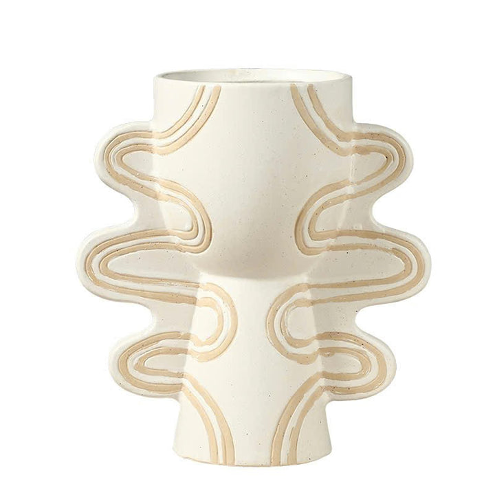 Modern Artistic Ceramic Vase Trio