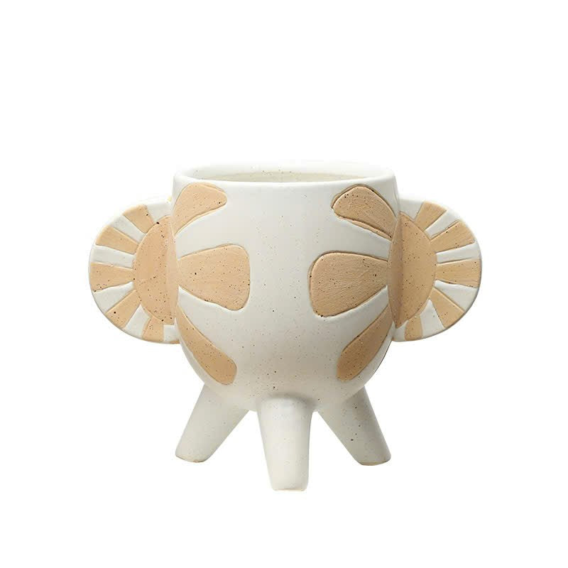 Modern Artistic Ceramic Vase Trio