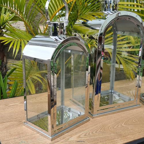 Rose Gold Lantern Decor Set (3 pcs)