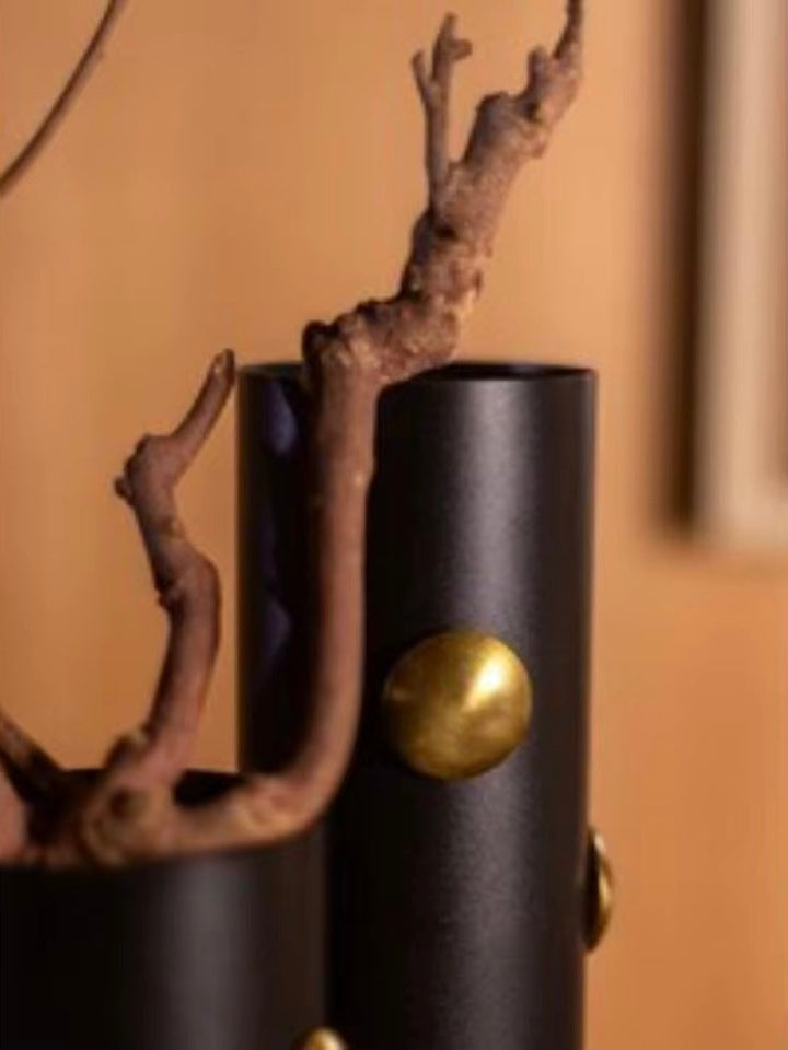 Black Modern Decorative Vase set of 2