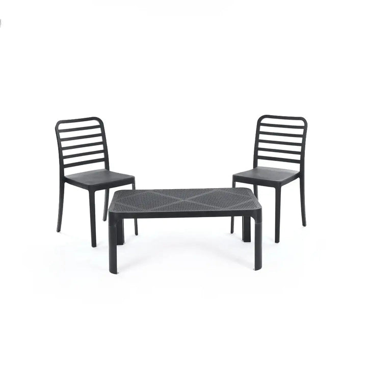 2 Flexi Chairs + Dot Coffee Table