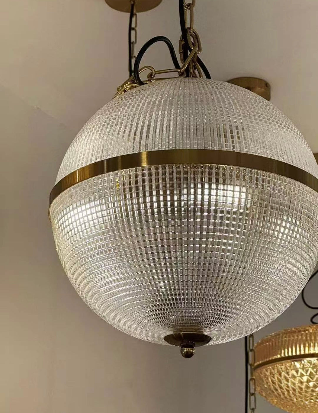 Crystal Globe Pendant Light