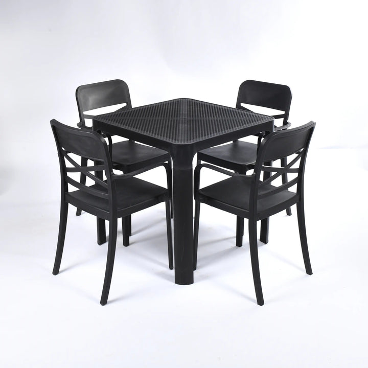 4 Flexi Armchairs + 1 Dot Standard Table