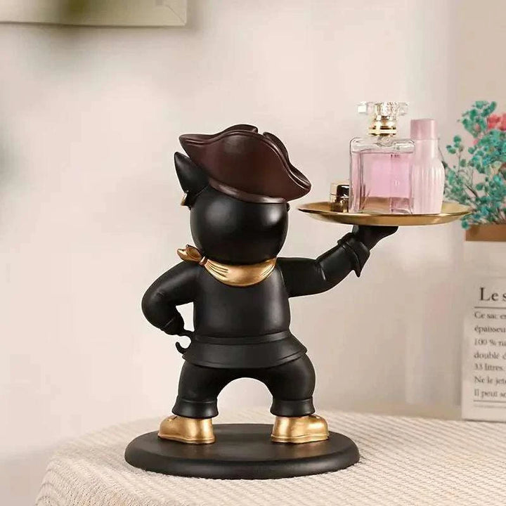 Bulldog Tray Figurine