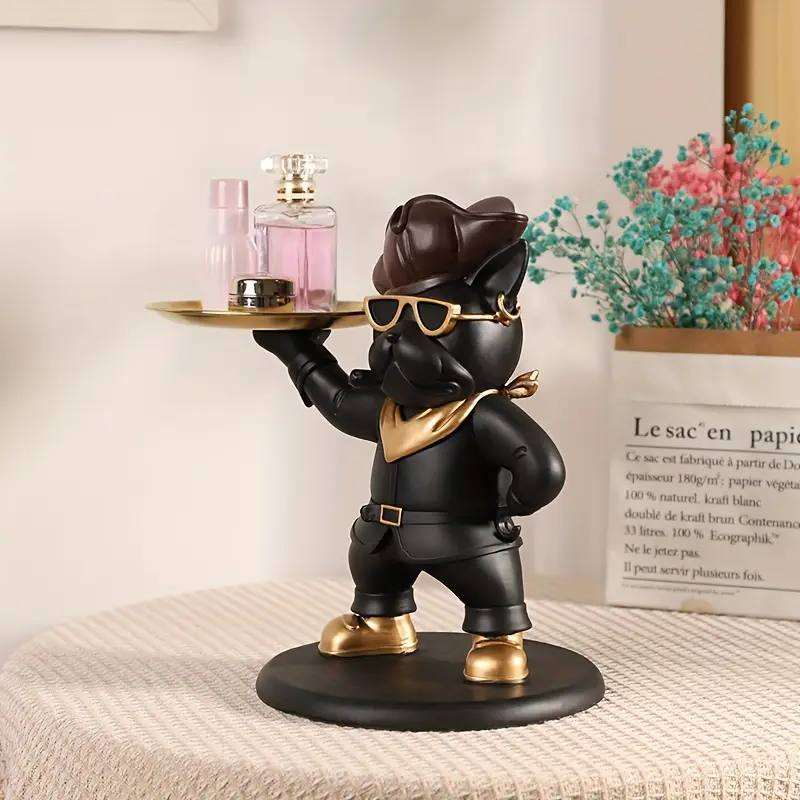 Bulldog Tray Figurine