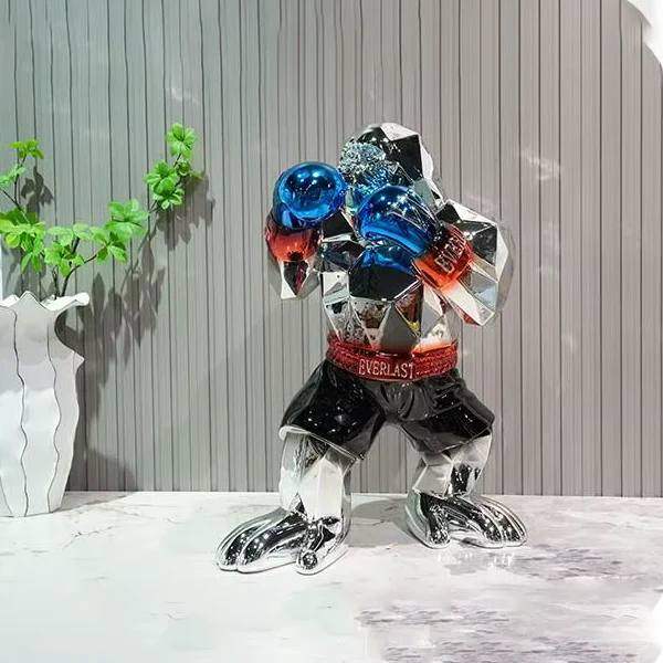 Boxer Gorilla Statue