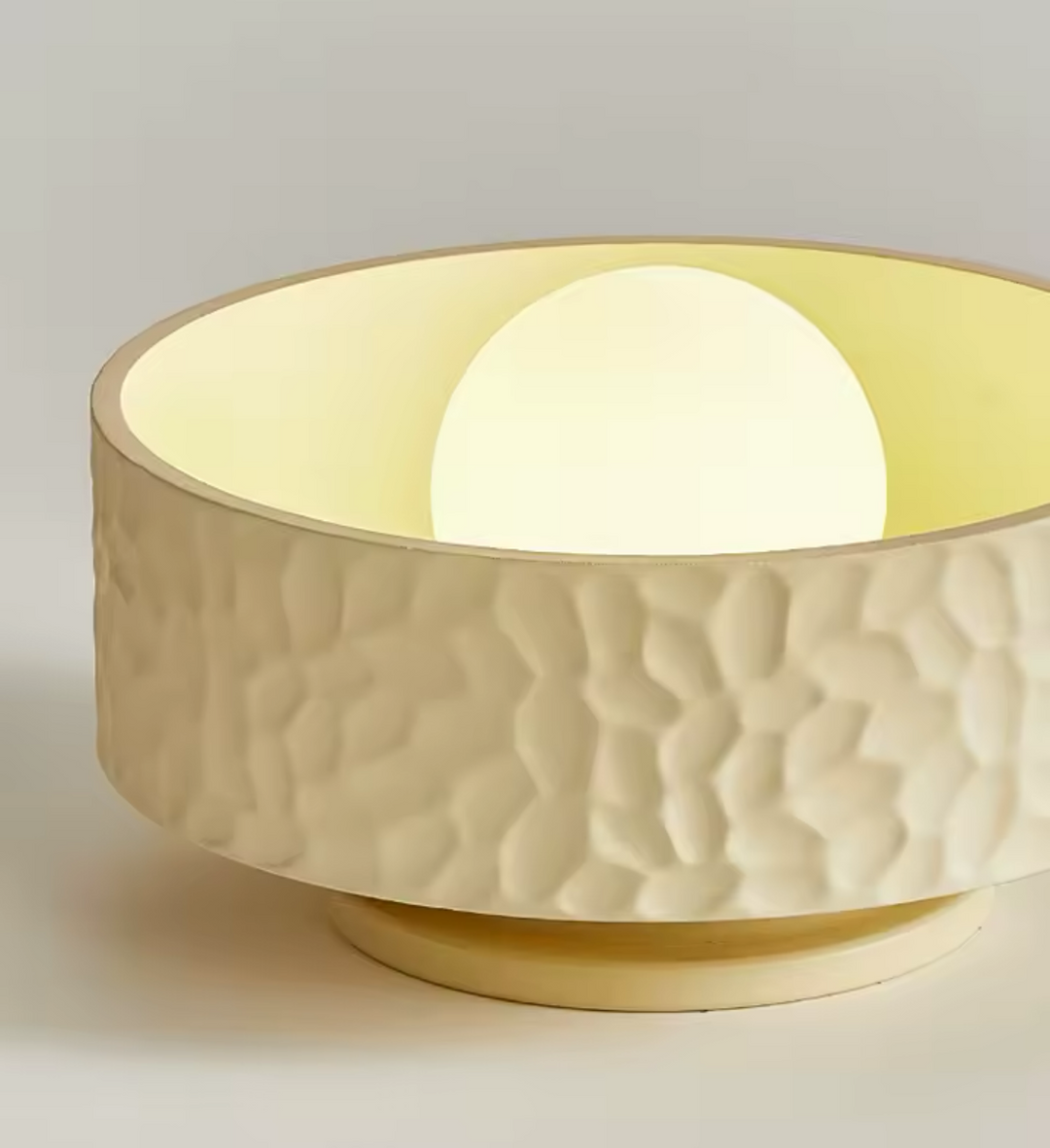 Modern Flush Mount Ceiling Light with Textured Design