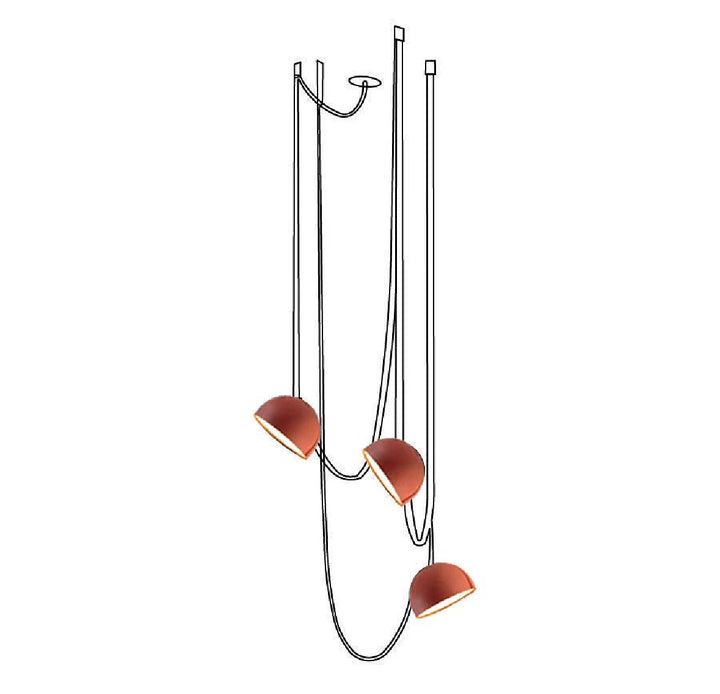 Modern Black Multi Pendant Hanging Light