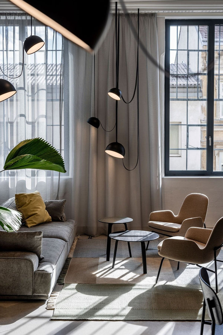 Modern Black Multi Pendant Hanging Light