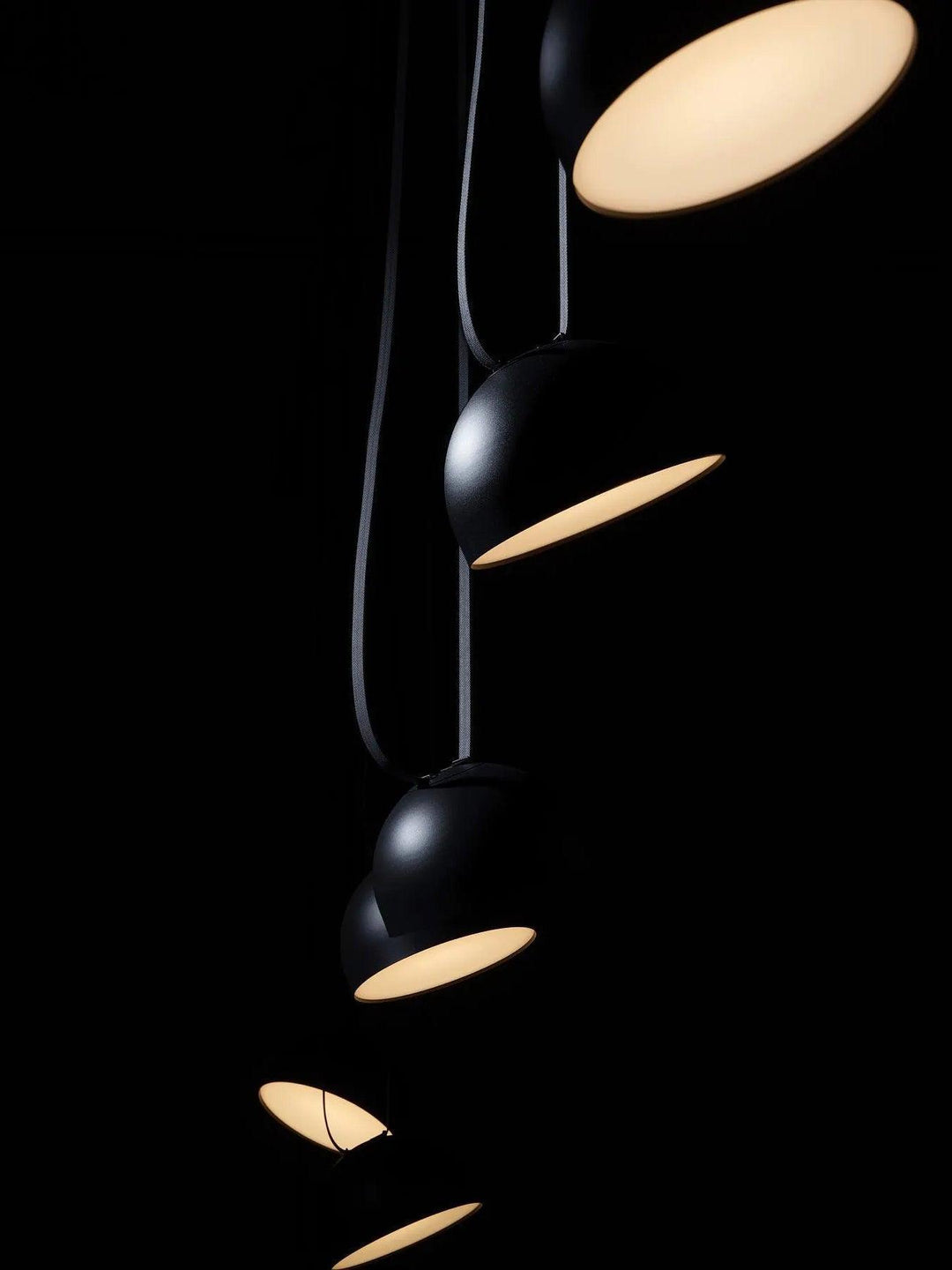 Modern Black Multi Pendant Hanging Light