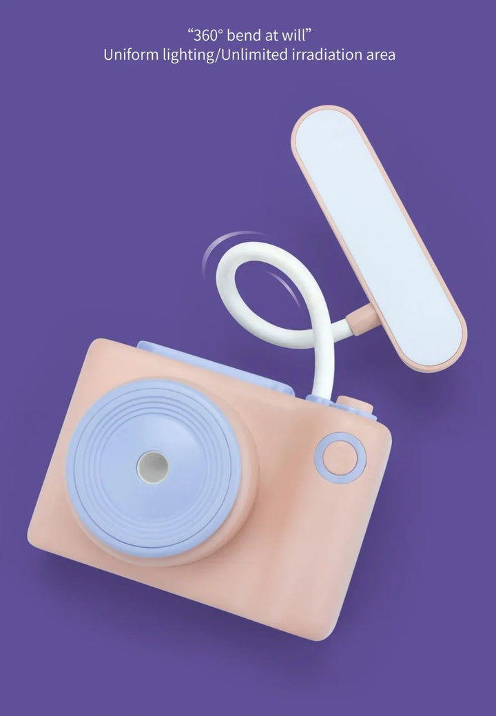 Camera-Themed LED Kids Table Lamp