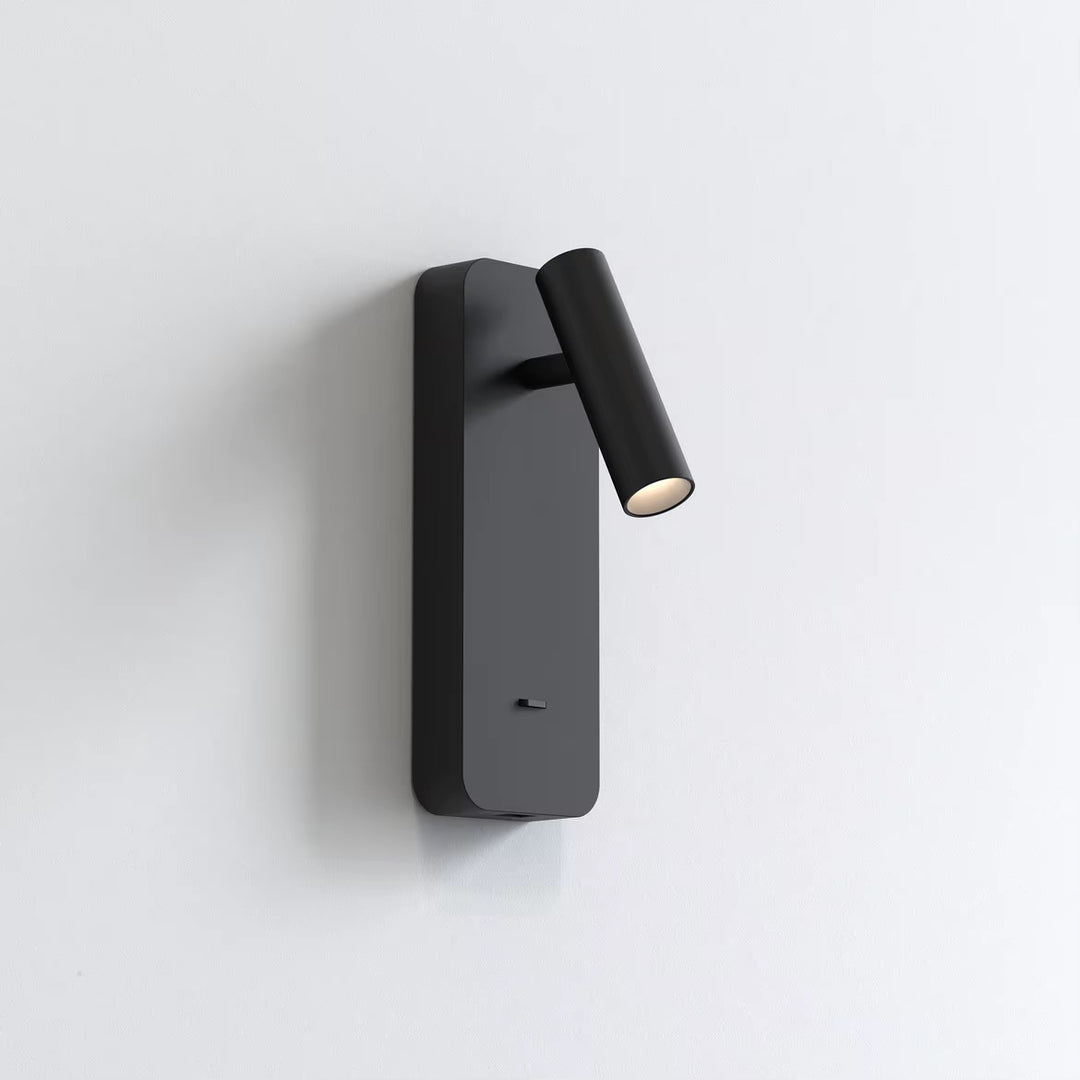 Modern Black Adjustable Wall Spotlight