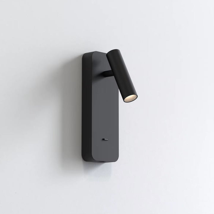 Modern Black Adjustable Wall Spotlight
