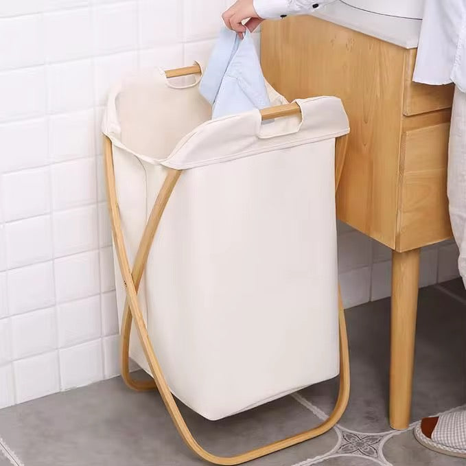 Natural Fabric Laundry Basket
