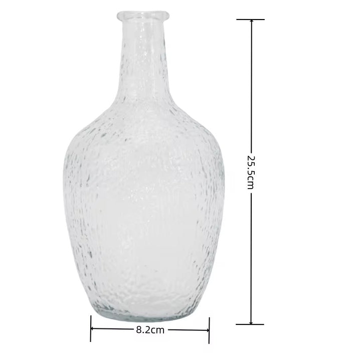 Textured Glass Vase Set