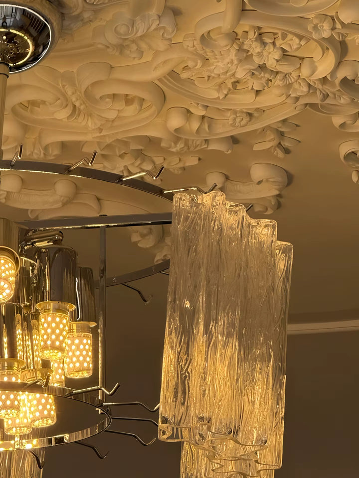 Luxury Clear Crystal Tiered Chandelier
