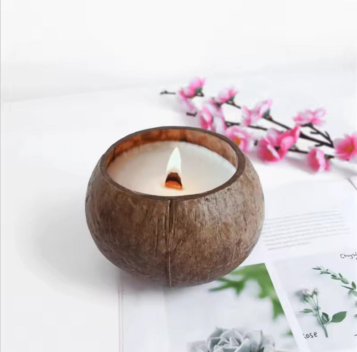 Coconut Shell Candle