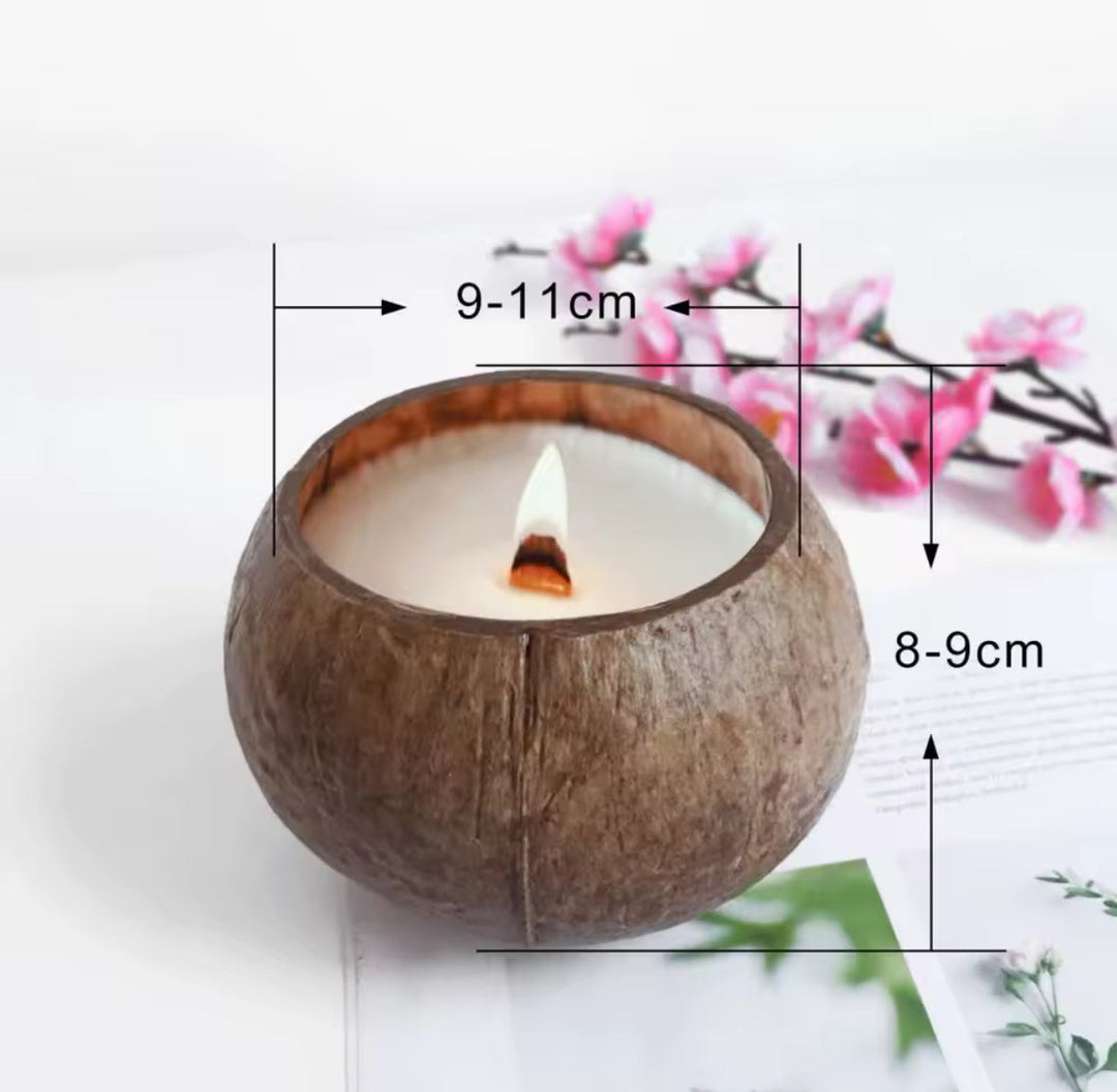 Coconut Shell Candle