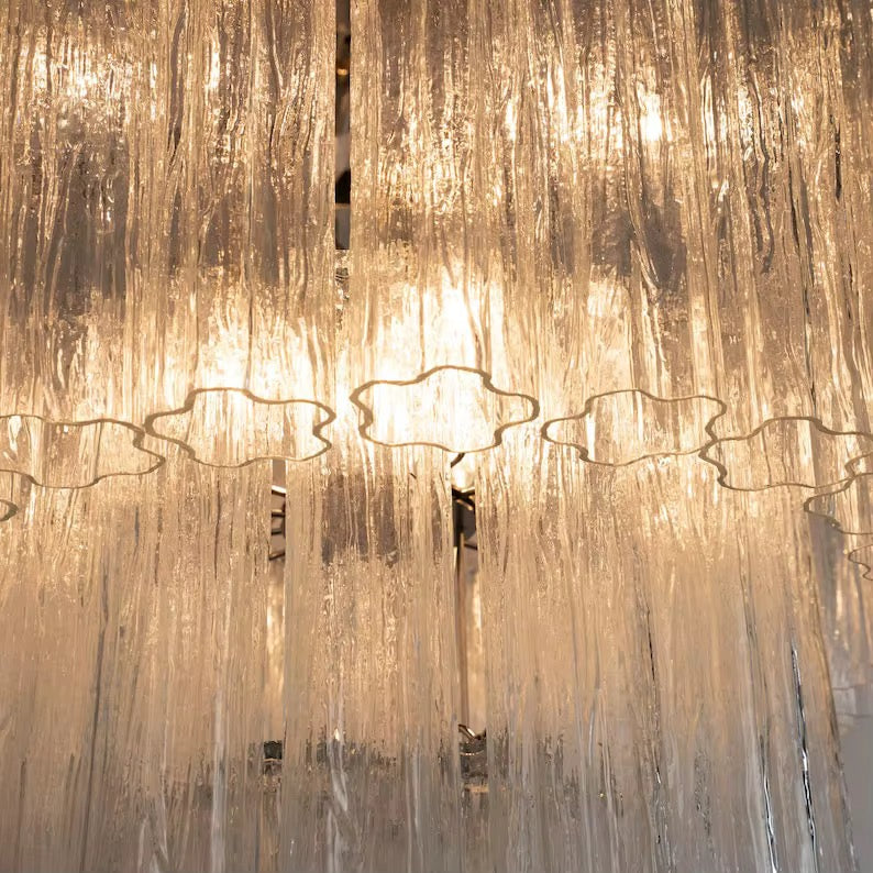 Luxury Clear Crystal Tiered Chandelier