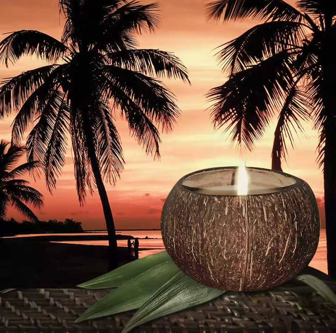 Coconut Shell Candle