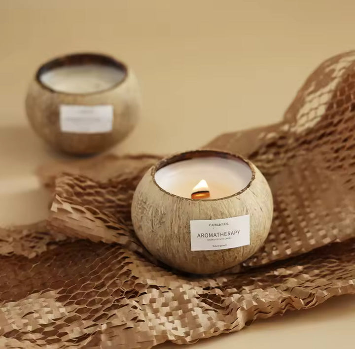 Coconut Shell Candle