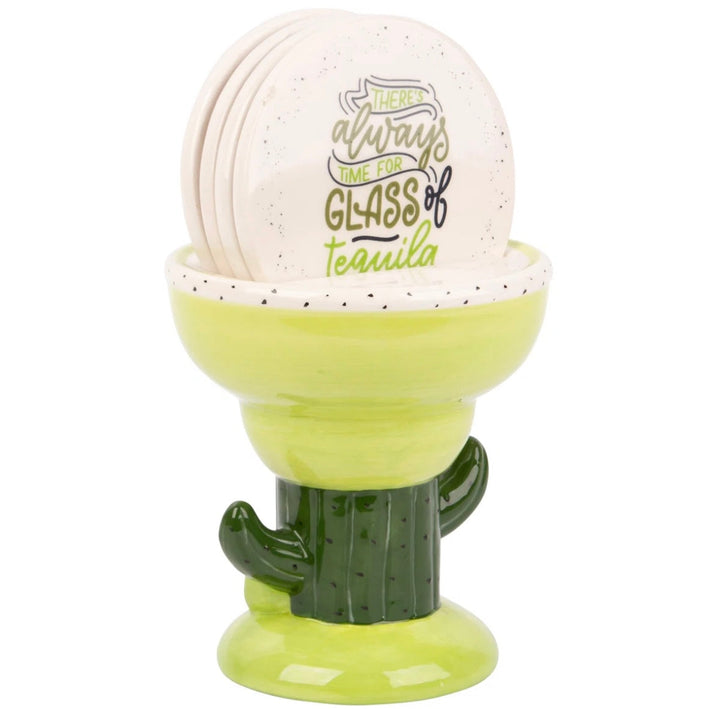 Cactus Margarita Coaster Set