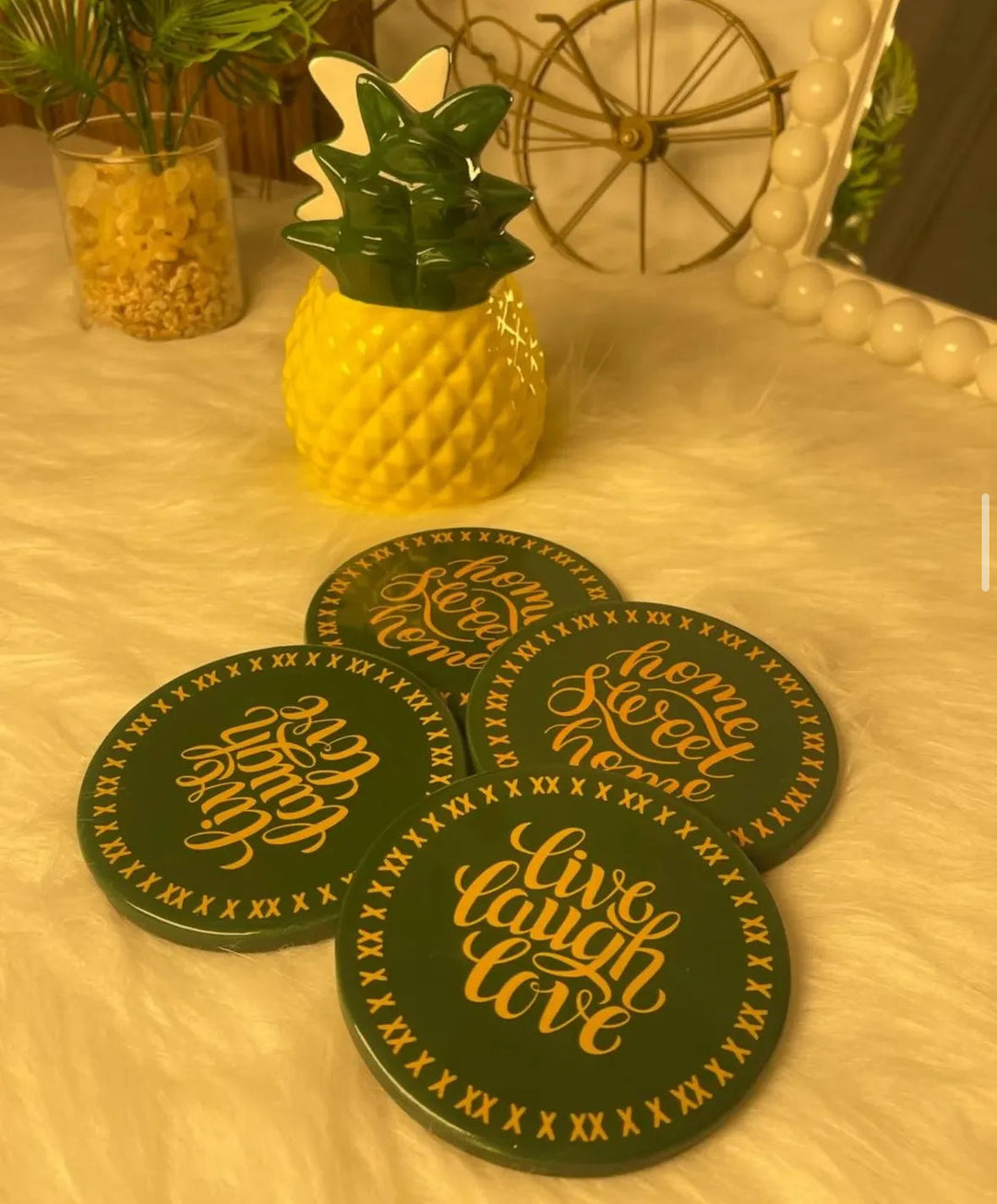 Cactus Margarita Coaster Set