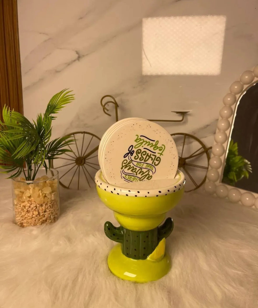 Cactus Margarita Coaster Set