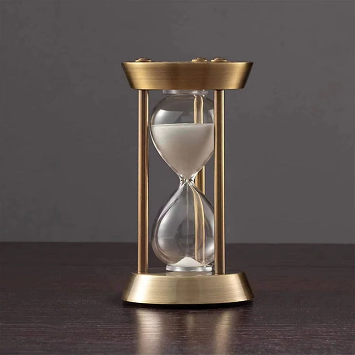 Vintage Brass Hourglass Timer