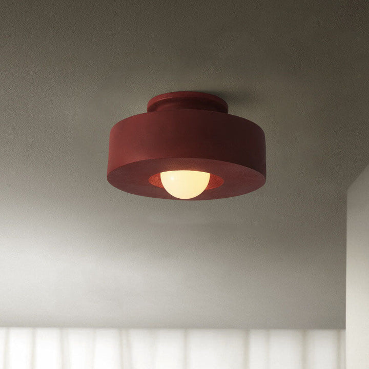 Modern Red Ceiling Light