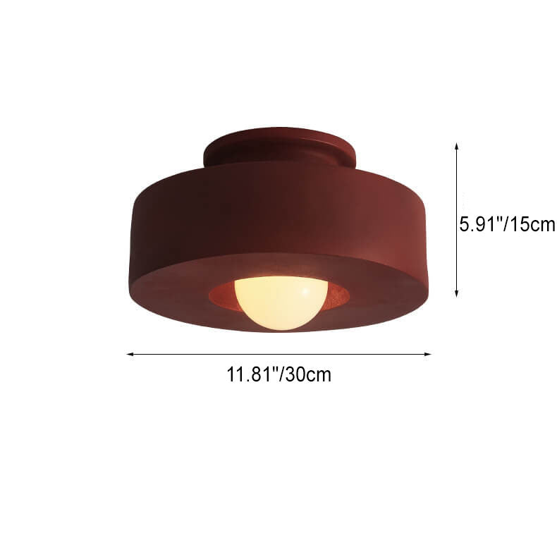Modern Red Ceiling Light