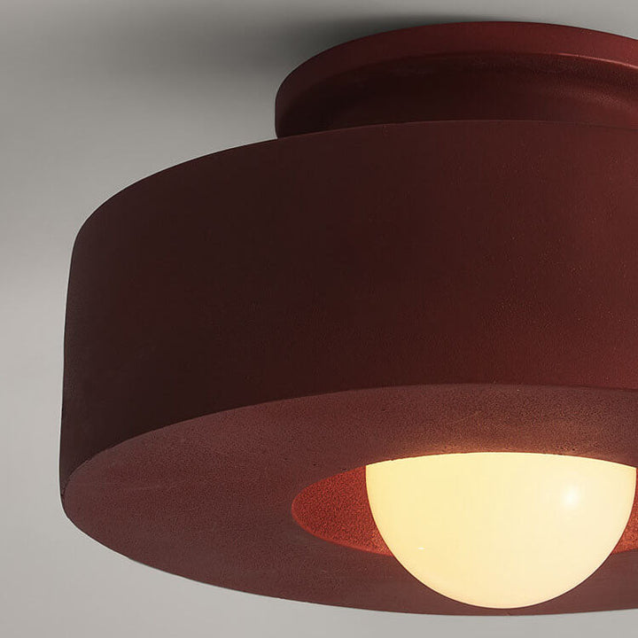 Modern Red Ceiling Light