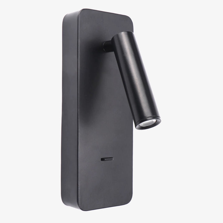 Modern Black Adjustable Wall Spotlight