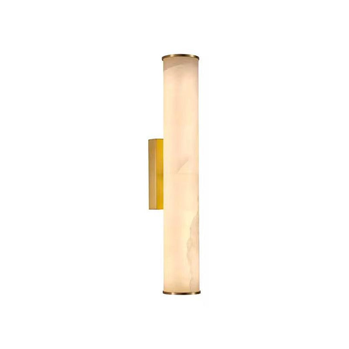 Modern Gold Marble effect Tube Wall Light