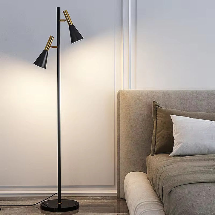 Modern Dual-Head Floor Lamp
