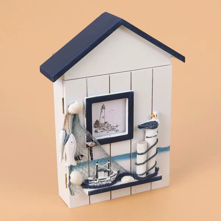 Nautical Lighthouse Wall Decor with a door to hang the keys