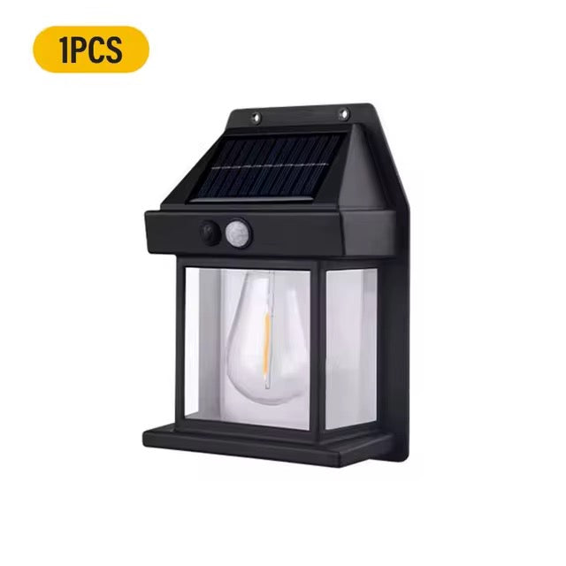 Solar LED Wall Light with Motion Sensor