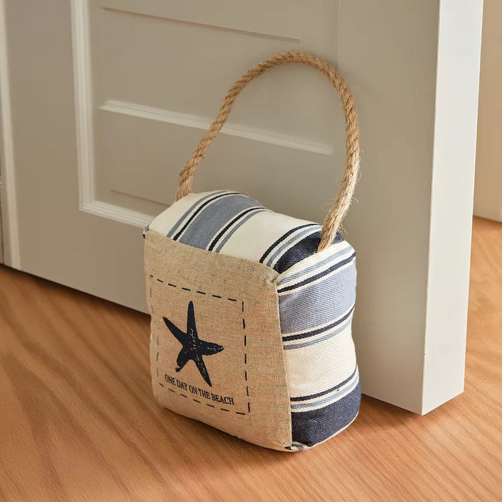 Nautical Fabric Door Stopper